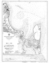 Edgartown Harbor 1887 B Old Map Nautical Chart AC Harbors 2 346 - Massachusetts