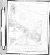 Edgartown Harbor 1954 Old Map Nautical Chart AC Harbors 2 346 - Massachusetts