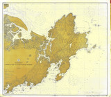 Ipswich Bay to Gloucester Harbor 1912a - Old Map Nautical Chart AC Harbors 1 243 - Massachusetts