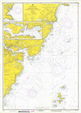 Portsmouth Harbor - Cape Neddick Harbor to Isles of Shoals 1973 - Old Map Nautical Chart AC Harbors 1 211 - Maine