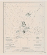 Isles of Shoals 1911 - Old Map Nautical Chart AC Harbors 1 330 - Maine