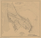 Munjoy Hill 1869 A - Old Map Nautical Chart AC Harbors 1 540 - Maine