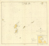 Approach to Penobscot Bay 1915 - Old Map Nautical Chart AC Harbors 3 225 - Maine