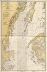 West Penobscot Bay 1931 - Old Map Nautical Chart AC Harbors 3 310 - Maine