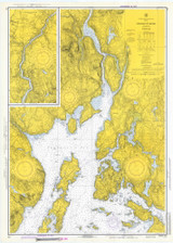 Penobscot River 1973 - Old Map Nautical Chart AC Harbors 3 311 - Maine