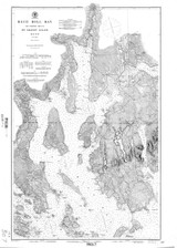 Blue Hill Bay 1885 A - Old Map Nautical Chart AC Harbors 4 307 - Maine