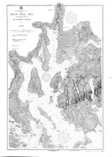 Blue Hill Bay 1916 - Old Map Nautical Chart AC Harbors 4 307 - Maine