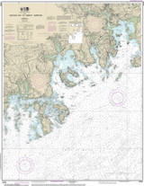 Machias Bay to Tibbett Narrows 2014 - Old Map Nautical Chart AC Harbors 5 13326 - Maine