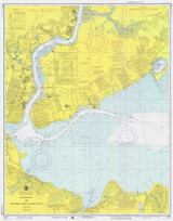 Raritan Bay and Southern Part of Arthur Kill 1974 - Old Map Nautical Chart AC Harbors 12331 - New Jersey