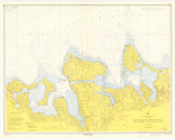 Oyster and Huntington Bays 1959 - Old Map Nautical Chart AC Harbors 224 - New York