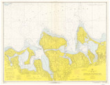 Oyster and Huntington Bays 1966 - Old Map Nautical Chart AC Harbors 224 - New York