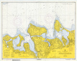 Oyster and Huntington Bays 19970 - Old Map Nautical Chart AC Harbors 224 - New York