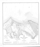 Port Jefferson 1895 C - Old Map Nautical Chart AC Harbors 361 - New York