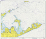 Block Island Sound and Gardiners Bay 1974 - Old Map Nautical Chart AC Harbors 13209 - New York