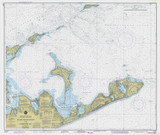 Block Island Sound and Gardiners Bay 1981 - Old Map Nautical Chart AC Harbors 13209 - New York