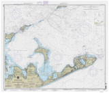 Block Island Sound and Gardiners Bay 1994 - Old Map Nautical Chart AC Harbors 13209 - New York