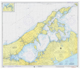 Shelter Island Sound and Peconic Bays 1976 - Old Map Nautical Chart AC Harbors 12358 - New York