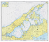 Shelter Island Sound and Peconic Bays 1976 - Old Map Nautical Chart AC Harbors 12358 - New York