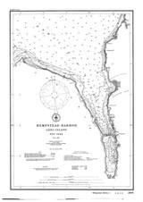 Hempstead Harbor 1905A - Old Map Nautical Chart AC Harbors 366 - New York