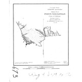 Point Conception BW 1850 - Old Map Nautical Chart PC Harbors 673 - California