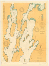 Lake Champlain, Sheet 1 - 1920 Nautical Chart