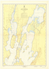 Lake Champlain, Sheet 1 - 1959 Nautical Chart