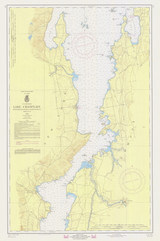 Lake Champlain, Sheet 3 - 1968 Nautical Chart