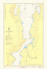 Lake Champlain, Sheet 3 - 1969 Nautical Chart