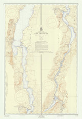 Lake Champlain, Sheet 4 - 1959 Nautical Chart