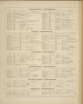 Business Directories - Chenango, Lisle, Fenton, Kirkwood, Nanticoke, Vestal, New York 1876 - Old Town Map Reprint - Broome Co. Atlas 116