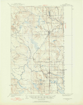 Bridgewater, Maine 1951 (1952) USGS Old Topo Map Reprint 15x15 ME Quad 306490