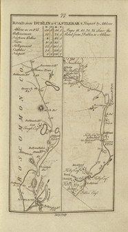077 Dublin Castlebar - Ireland 1777 Road Atlas
