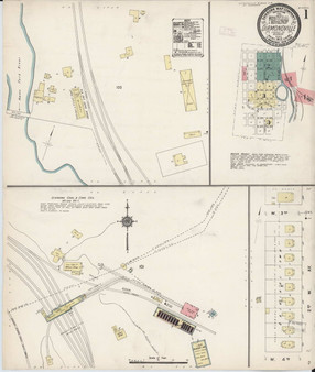 Diamondville, Wyoming 1912 - Old Map Wyoming Fire Insurance Index