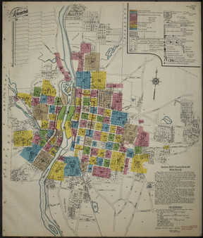 Manchester, New Hampshire 1915 - Old Map New Hampshire Fire Insurance Index