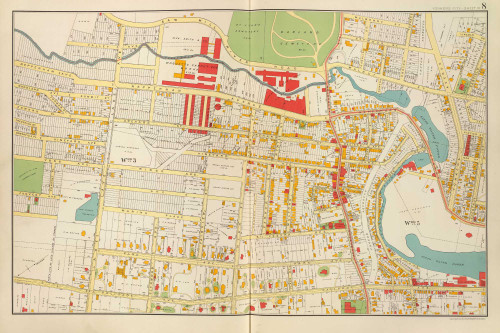 Yonkers - Sheet 4, New York 1893 - Old Town Map Reprint - Westchester Co. Atlas 8