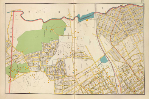 Mt Vernon - Sheet 4, New York 1893 - Old Town Map Reprint - Westchester Co. Atlas 12