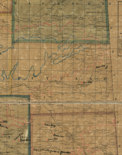 Rutland Township, Pennsylvania 1862 Old Town Map Custom Print - Tioga Co.