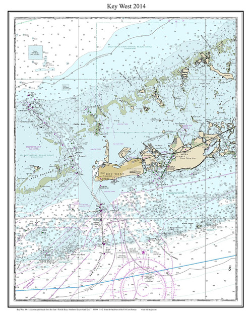 Key West 2014 - Florida 80,000 Scale Custom Chart