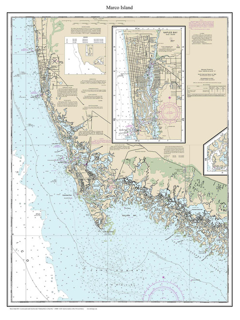 Marco Island 2014 - Florida 80,000 Scale Custom Chart