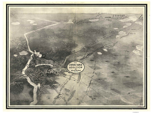 Brainerd, Minnesota 1914 Bird's Eye View - Davis