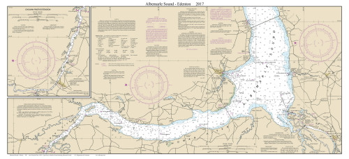 Albemarle Sound - Edenton 2017 - North Carolina Harbors Custom Chart