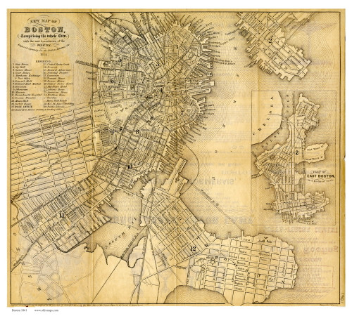 Boston 1861 - Boston Almanac