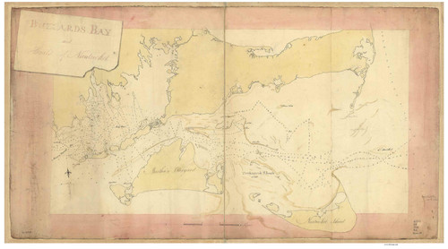 Nantucket Shoals 1778 Knight (Seacoast - Nantucket Shoals) - Old Map Custom Print CC-Seacoast