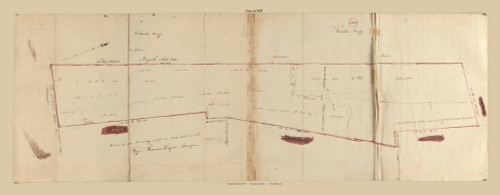 Hancock, Massachusetts 1830 Old Town Map Reprint - Roads Place Names Massachusetts Archives