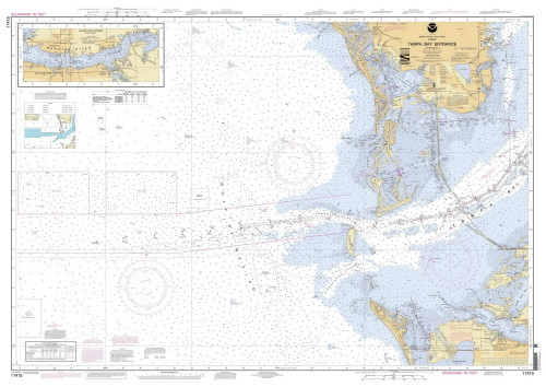 Tampa Bay Entrance 2002 - Old Map Nautical Chart AC Harbors 11415 - Florida (Gulf Coast)
