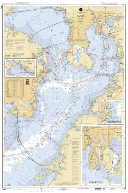 Tampa Bay 2002B - Old Map Nautical Chart AC Harbors 11416 - Florida (Gulf Coast)