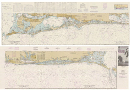 Charlotte Harbor to Tampa Bay 1990 - Old Map Nautical Chart AC Harbors 11425 - Florida (Gulf Coast)