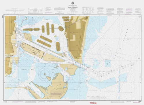 Miami Harbor 1987 - Old Map Nautical Chart AC Harbors 547-11468 - Florida (East Coast)
