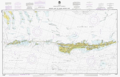 Grassy Key to Bahia Honda Key 1984 - Old Map Nautical Chart AC Harbors 11449B - Florida (East Coast)