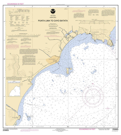 Punta Lima to Cayo Batata 2006 - Old Map Nautical Chart AC Harbors 923 - Puerto Rico & Virgin Islands